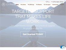Tablet Screenshot of expandmentoring.com